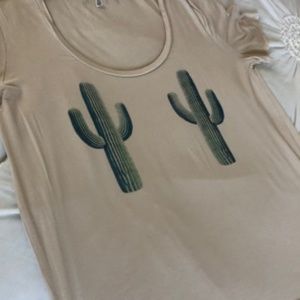 VS PINK Double Cactus Super Soft Tee